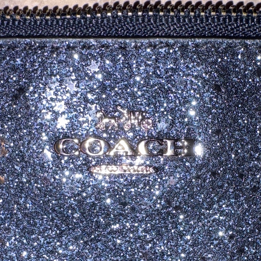 *Betsy Johnson Necklace & Coach Sparkling Blue Wristlet Duo* - Picture 3 of 16